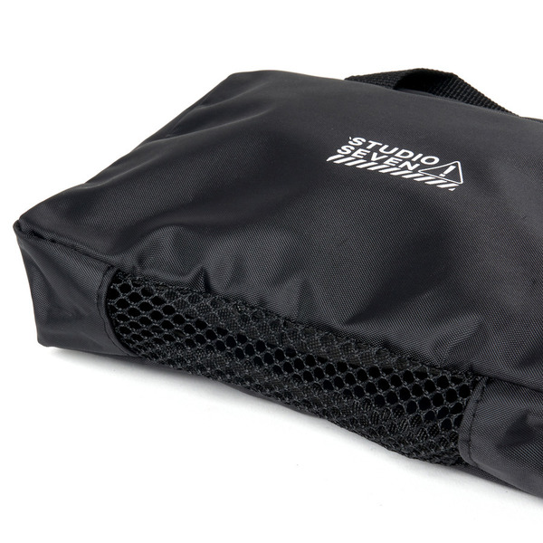 Caution Logo Hanging Portable Pouch | STUDIO SEVEN (スタジオ セブン)