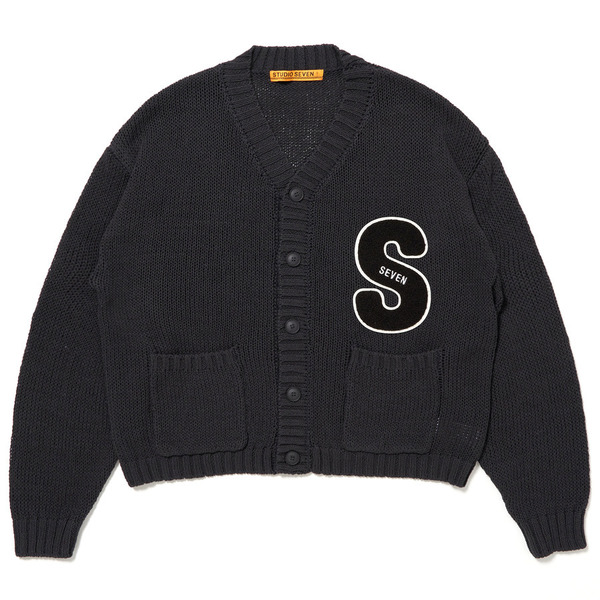 S Patch Knit Cardigan | STUDIO SEVEN (スタジオ セブン)