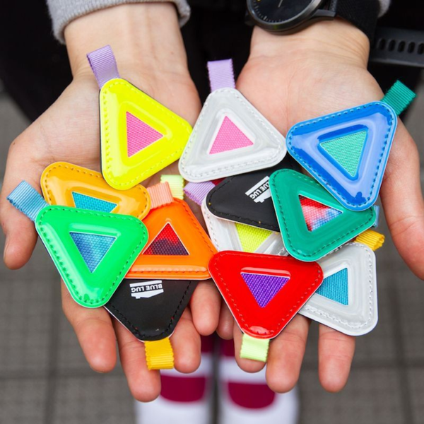 Blue Lug MINI triangle reflector - (assorted) - Angry Catfish