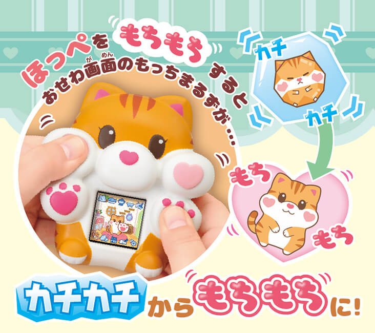 もっちりペットもっちまるず ぷにっとにゃんこ｜セガ フェイブ トイ