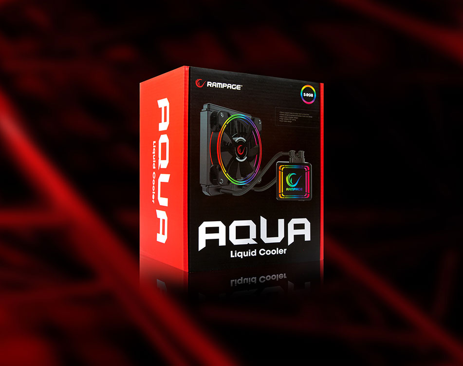 Rampage AQUA120-RGB 42.5 CFM 2000RPM 12cm AMD/Intel LGA1200 Uyumlu