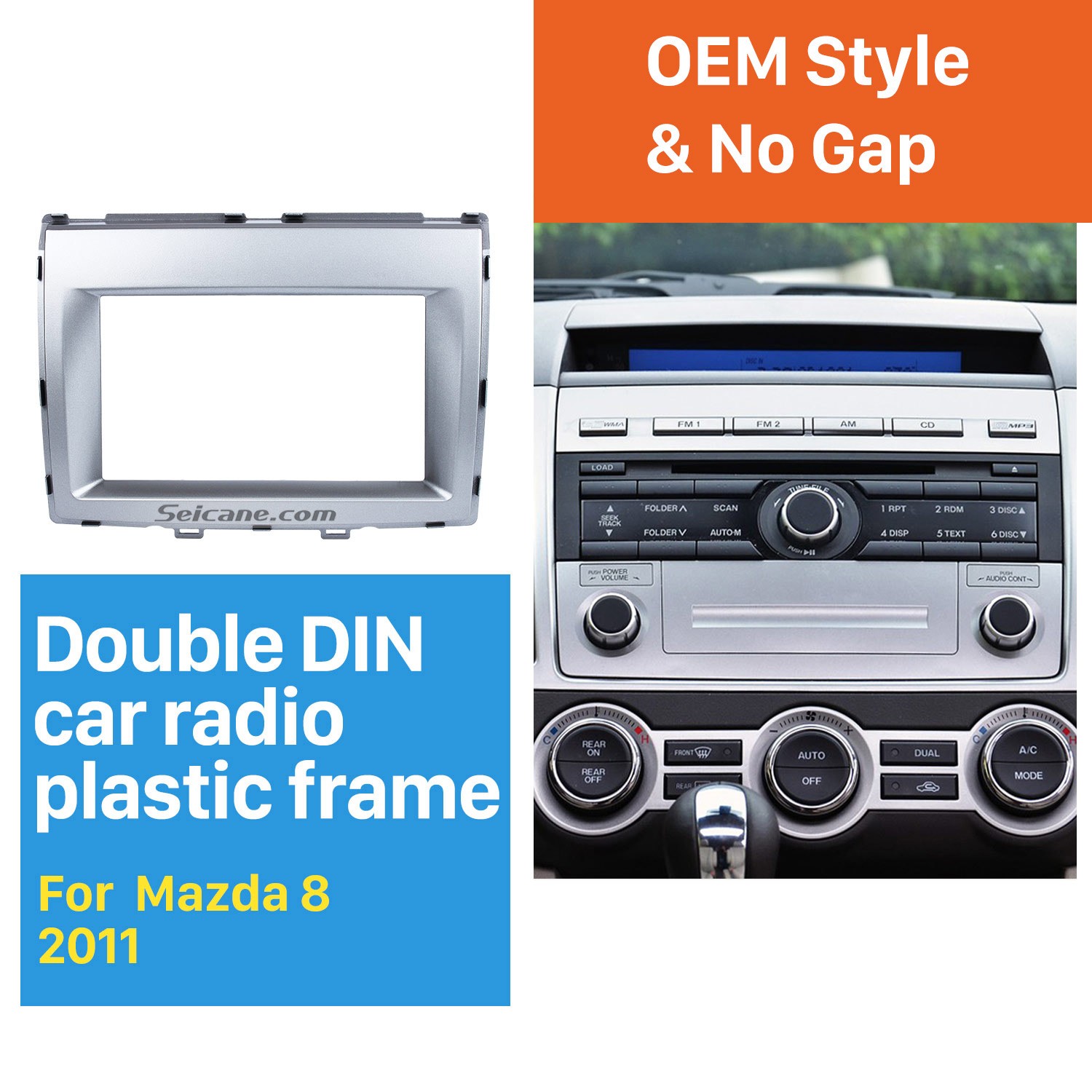 Great Double Din 2006+ Mazda 8 Car Radio Fascia Stereo