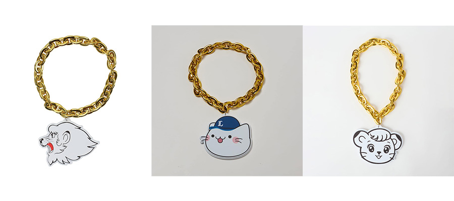 ビッグチェーンネックレス/LINA ネオンライト/シークレットデフォルメ