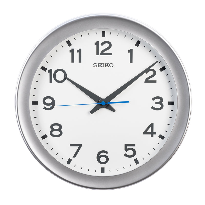 SEIKO ONLINE STORE QXA835S White Dial Clock with Blue Quite Sweep