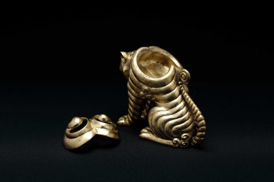 毘沙門天の遣いを象った香炉 ―阿吽之虎― | 清課堂 / 錫・銀・各種金属工芸