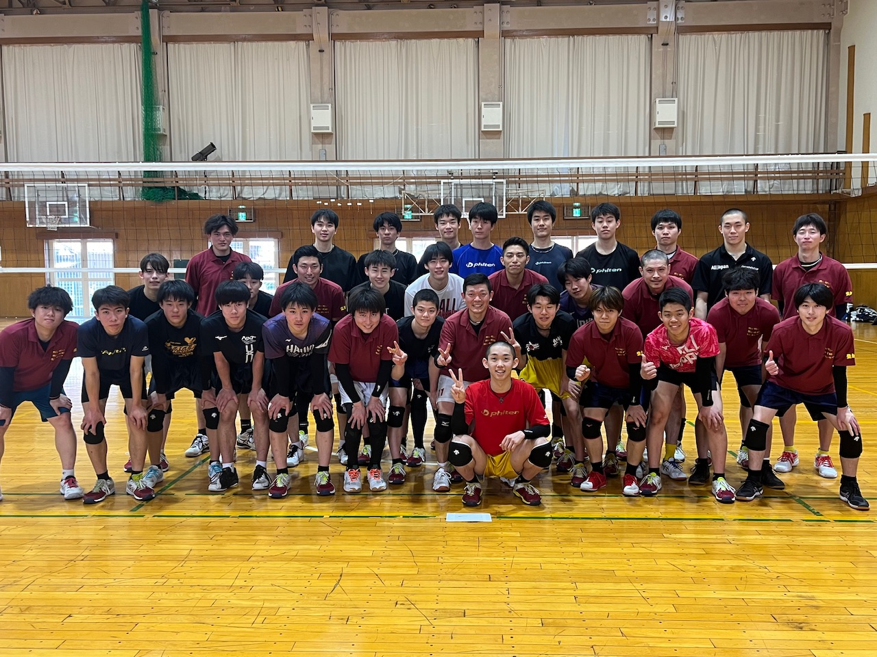 男子バレーボール部】デフバレー豊鯱会 練習試合｜星城高等学校 - HP