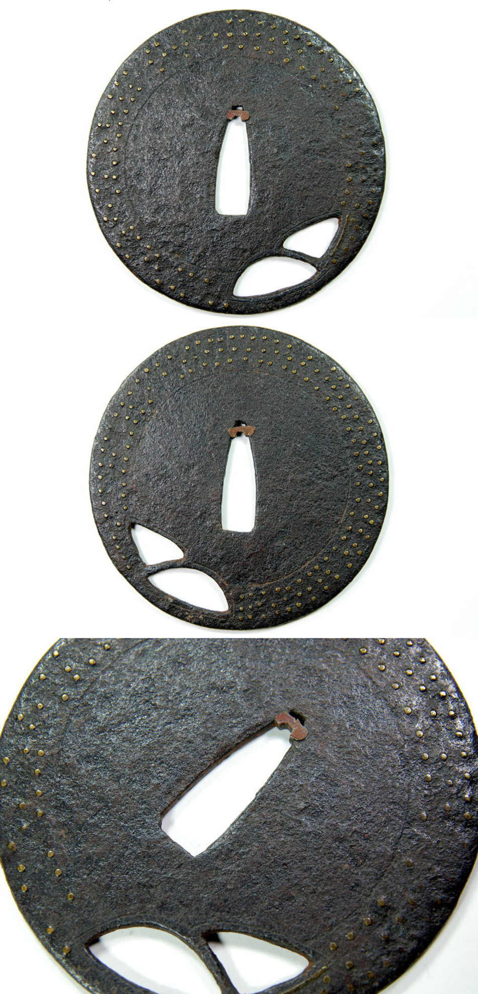 鍔 無銘 応仁 円相影蝶透鍔(TU-098073)｜刀・日本刀の販売なら日本刀