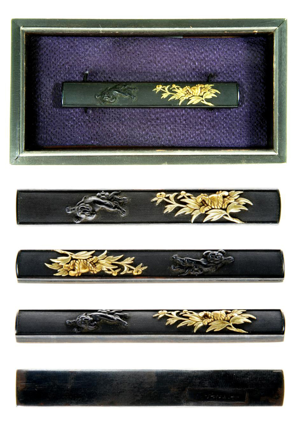 牡丹獅子図 小柄 赤銅 (KO-010917)｜刀・日本刀の販売なら日本刀専門店