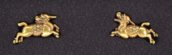 目貫 無銘 後藤 犀図目貫(ME-011224)｜刀・日本刀の販売なら日本刀専門