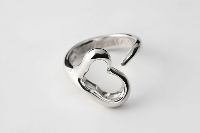 TIFFANY&Co[ティファニー] オープン ハート リング（ミディアム） 並行