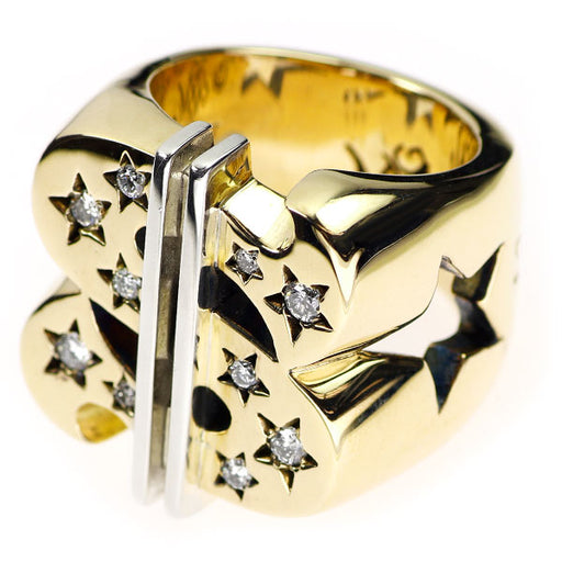 TENDERLOIN/テンダーロイン K8YG/SV925 ダイヤモンド リング ダラー