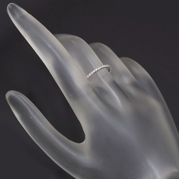 ティファニー K18WG ダイヤモンド リング メトロ フルエタニティ