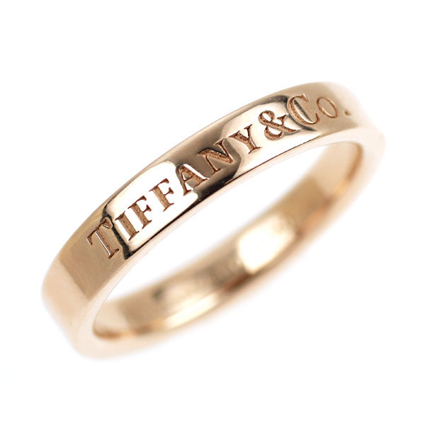ティファニー K18PG リング フラットバンド ピンキー — セルビー