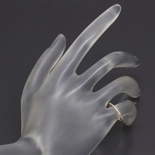 4℃ K10PG ダイヤモンド リング ハーフエタニティ ピンキー — セルビー