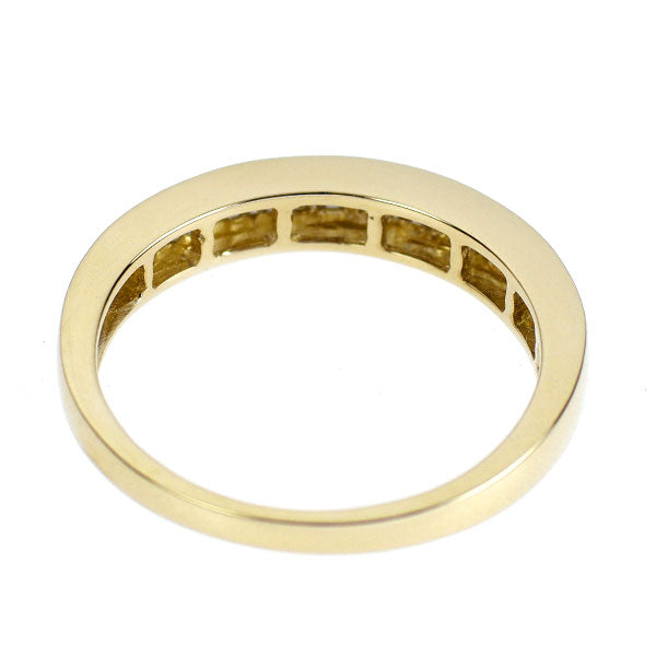 K18YG ダイヤモンド リング 0.43ct ハーフエタニティ — セルビー