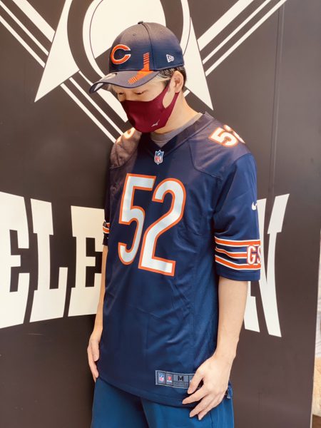 シカゴ・ベアーズ🏈ユニフォーム/サイドラインキャップでコーデ