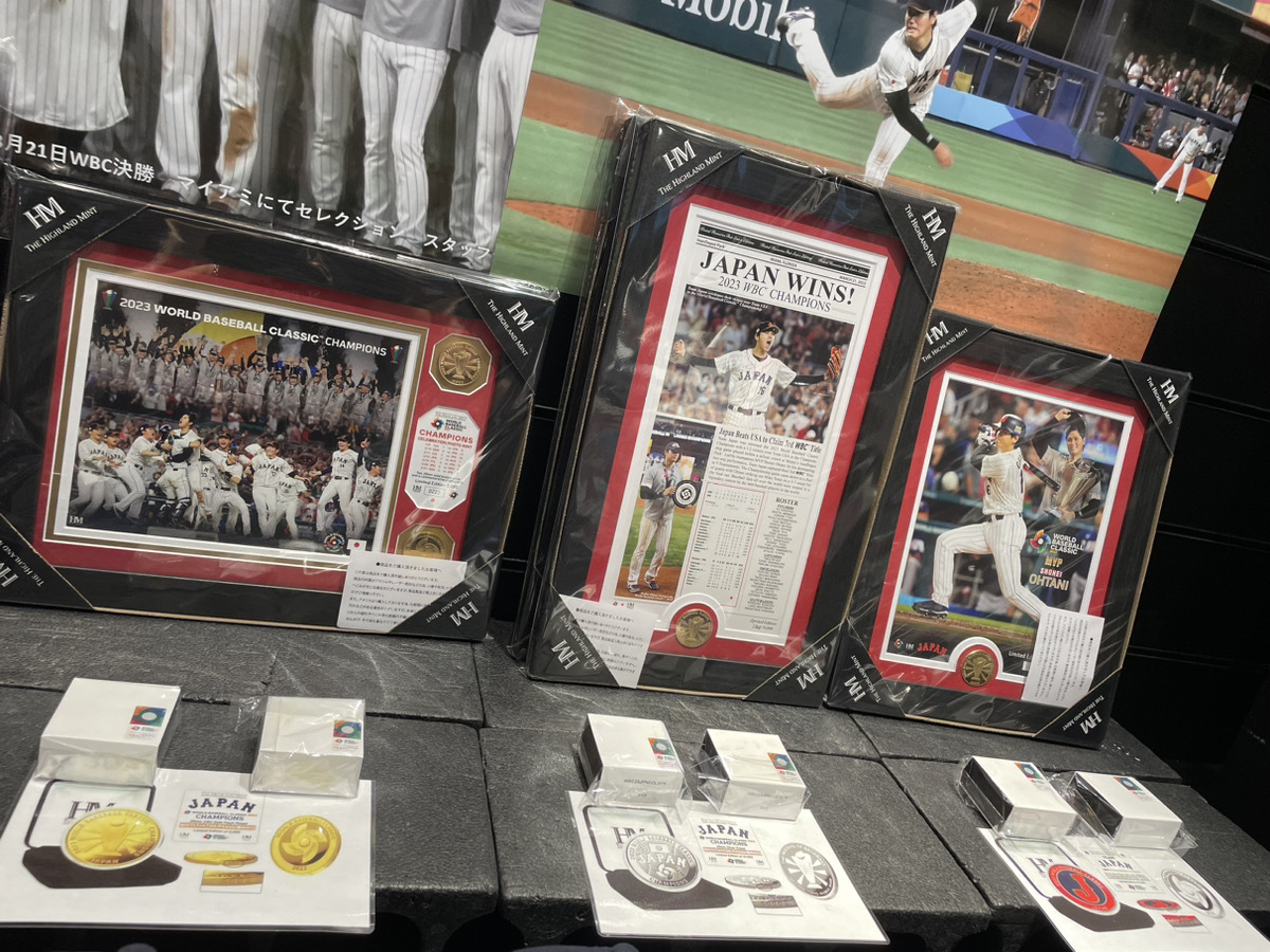 WBC】WBC2023侍JAPAN優勝記念フォトミント＆コインが店頭新入荷