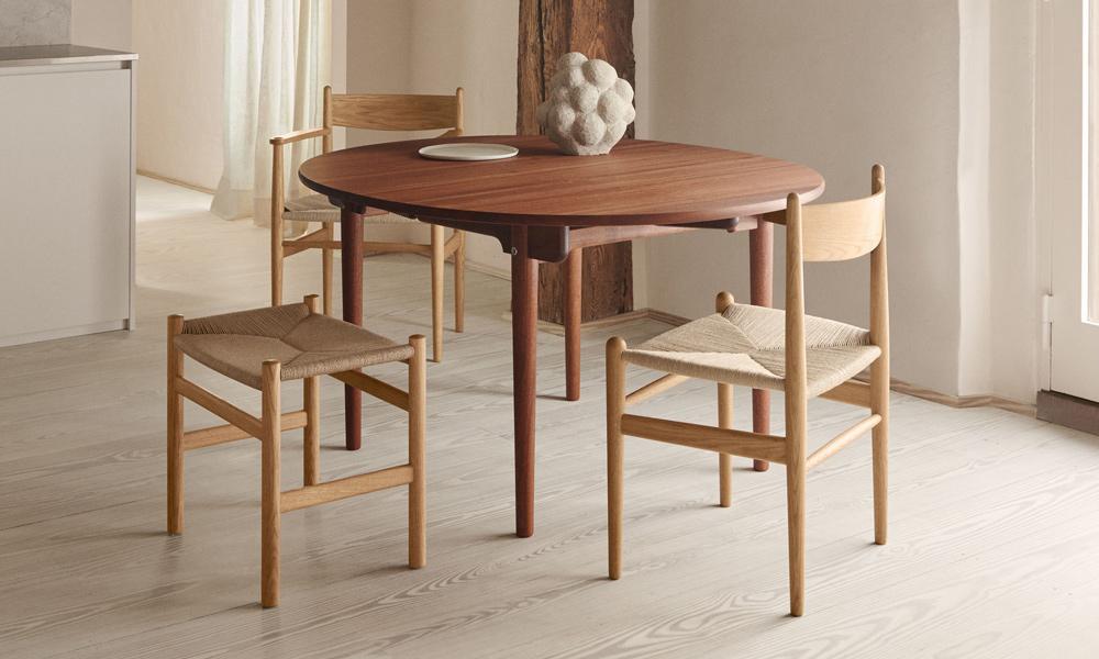 CH37 アームチェア SH43cm / オーク材 オイル仕上げ 日本サイズCarl