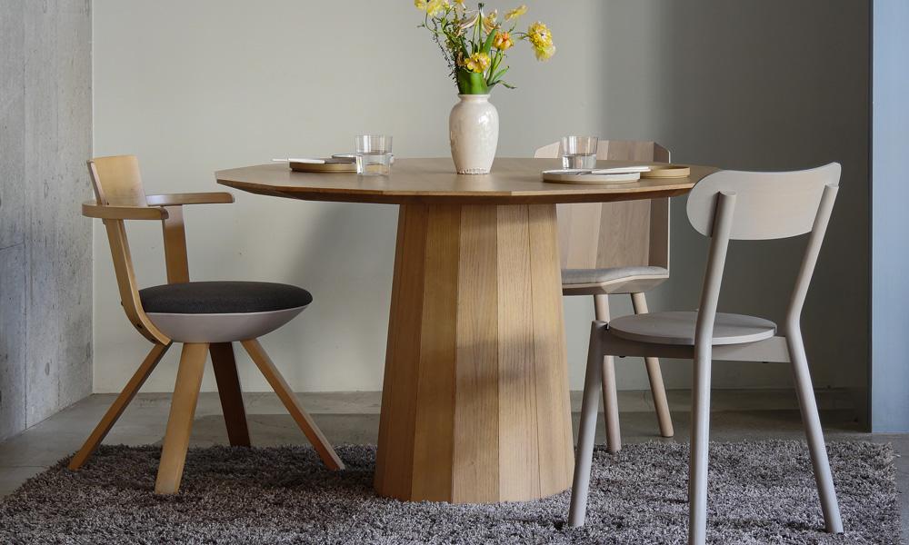 カラーウッドダイニング120 / プレーンKarimoku New Standard