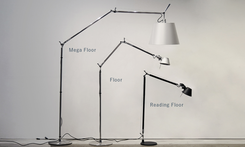 トロメオ リーディングフロアランプ / シルバーArtemide（アルテミデ