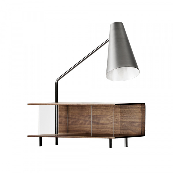 AJ52-L モジュールランプ 置き型 / ウォルナット材 オイル仕上げCarl