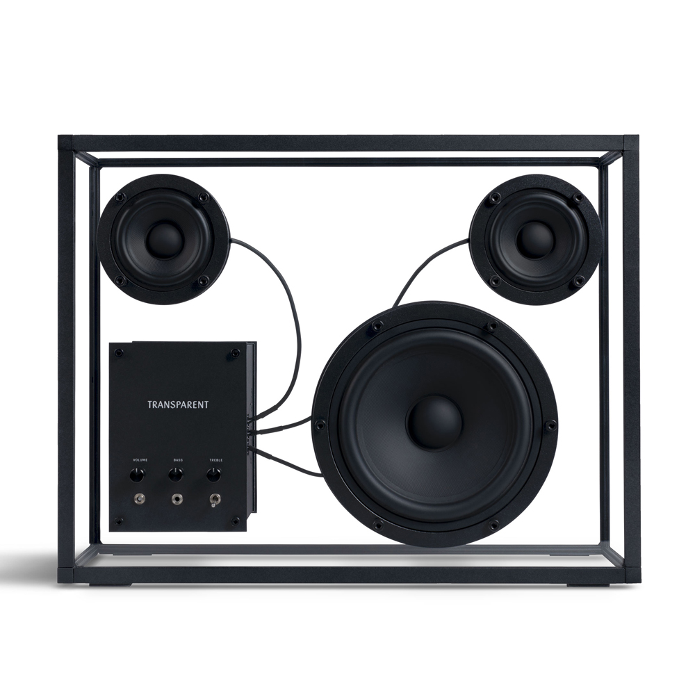 トランスペアレントスピーカー / ブラック×ブラックコード TPS