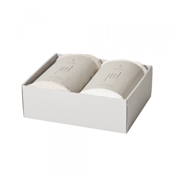 バスタオル ギフトセット / グレー×ホワイトh tag（アッシュタグ