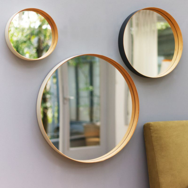 ZERO ミラーL φ58cm / ホワイトTeori（テオリ） | 公式通販 家具・雑貨