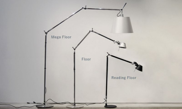 トロメオ リーディングフロアランプ / シルバーArtemide（アルテミデ