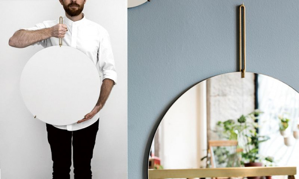 ウォールミラーφ50cm / ブラスMOEBE（ムーベ） | 公式通販 家具・雑貨