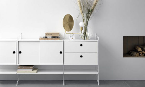 チェスト W58×D30×H42cm / MDFString Furniture（ストリング