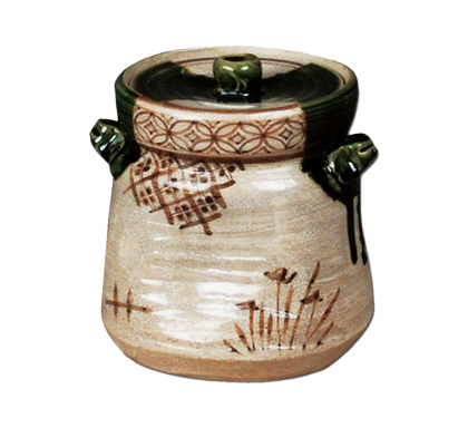 茶道具 香合（こうごう） 利休忌 香合 青磁 木魚 高野昭阿弥 | 千年の