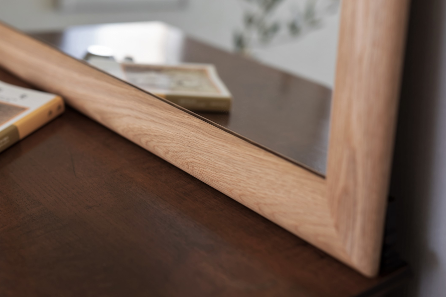 SENNOKI SOL ソル 59x161cm ホワイトオーク材 姿見 壁掛けミラー 全身鏡