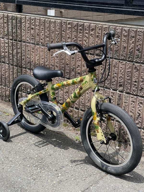 美品】jeep je-16g 16インチ オリーブグリーン自転車キッズバイク Jeep