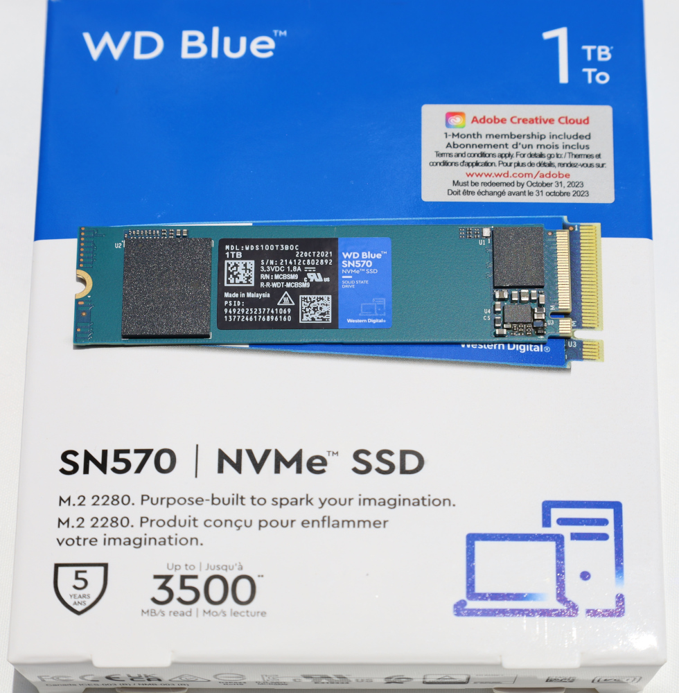 WD Blue SN570 1TB NVMe SSD Review - Page 3 of 3