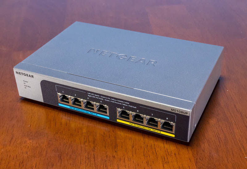 Netgear MS108UP Review 8-port PoE+ and PoE++ 2.5GbE Switch