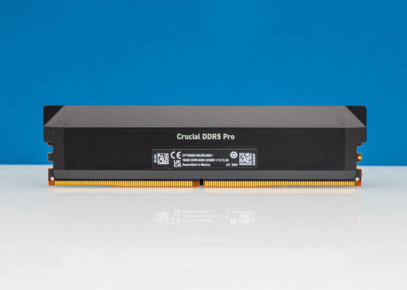 Using Crucial Pro DDR5-6000 32GB 2x 16GB DIMMs - ServeTheHome