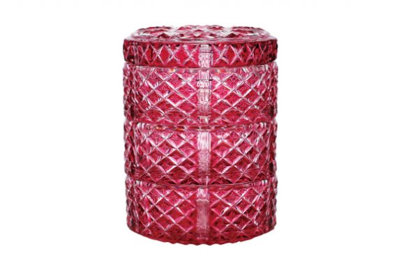 伝承 三段重 | 薩摩切子のことなら薩摩びーどろ工芸