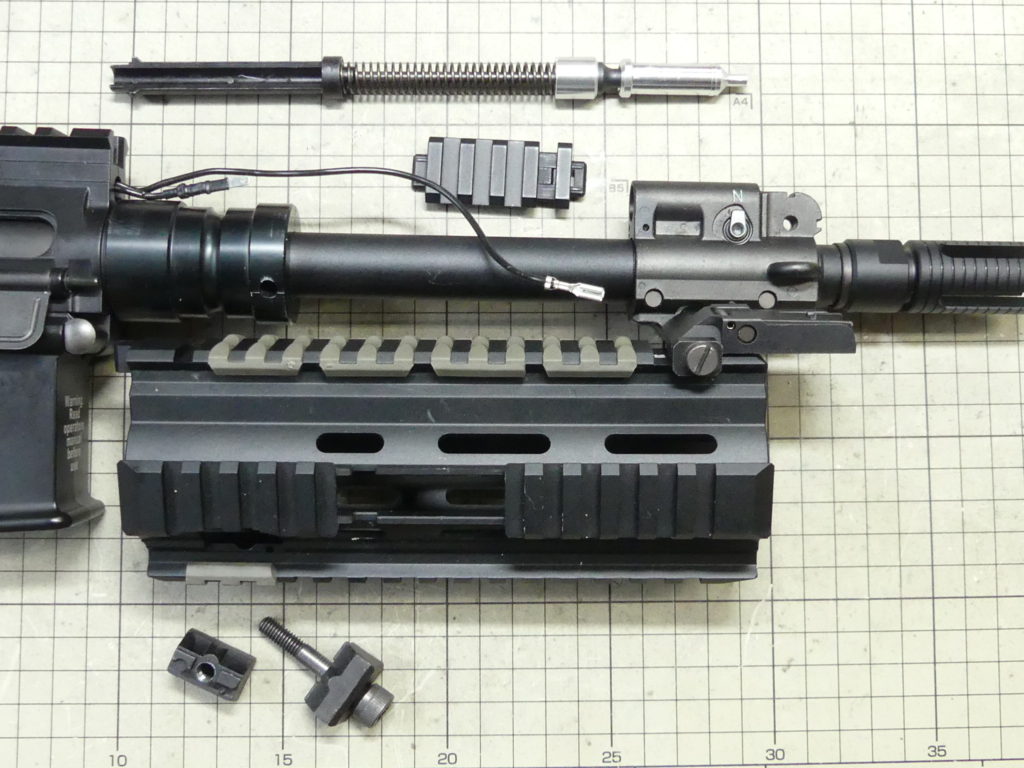 □SAATカスタムブログ□マルイ 次世代HK416Cカスタム＆分解 DTMと