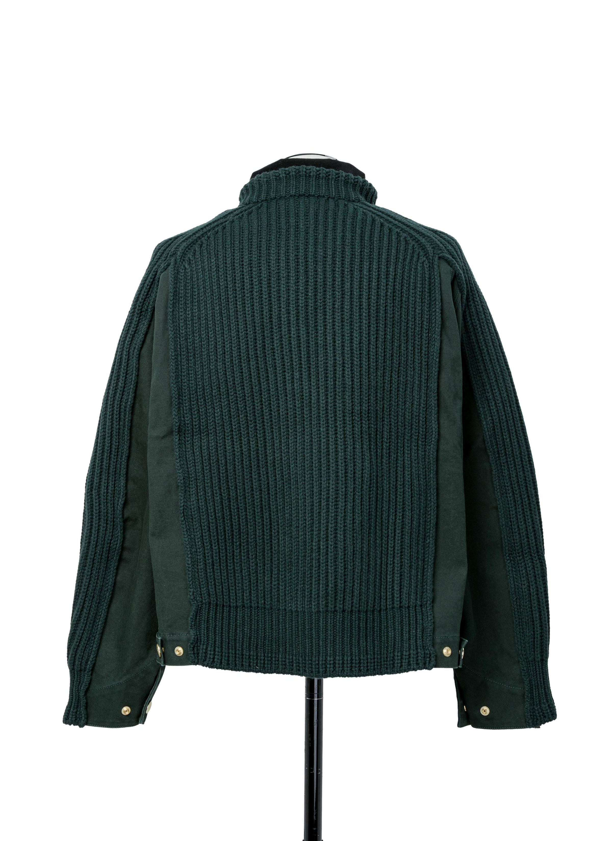 Carhartt WIP Washed Duck x Wool Knit Blouson | sacai Official
