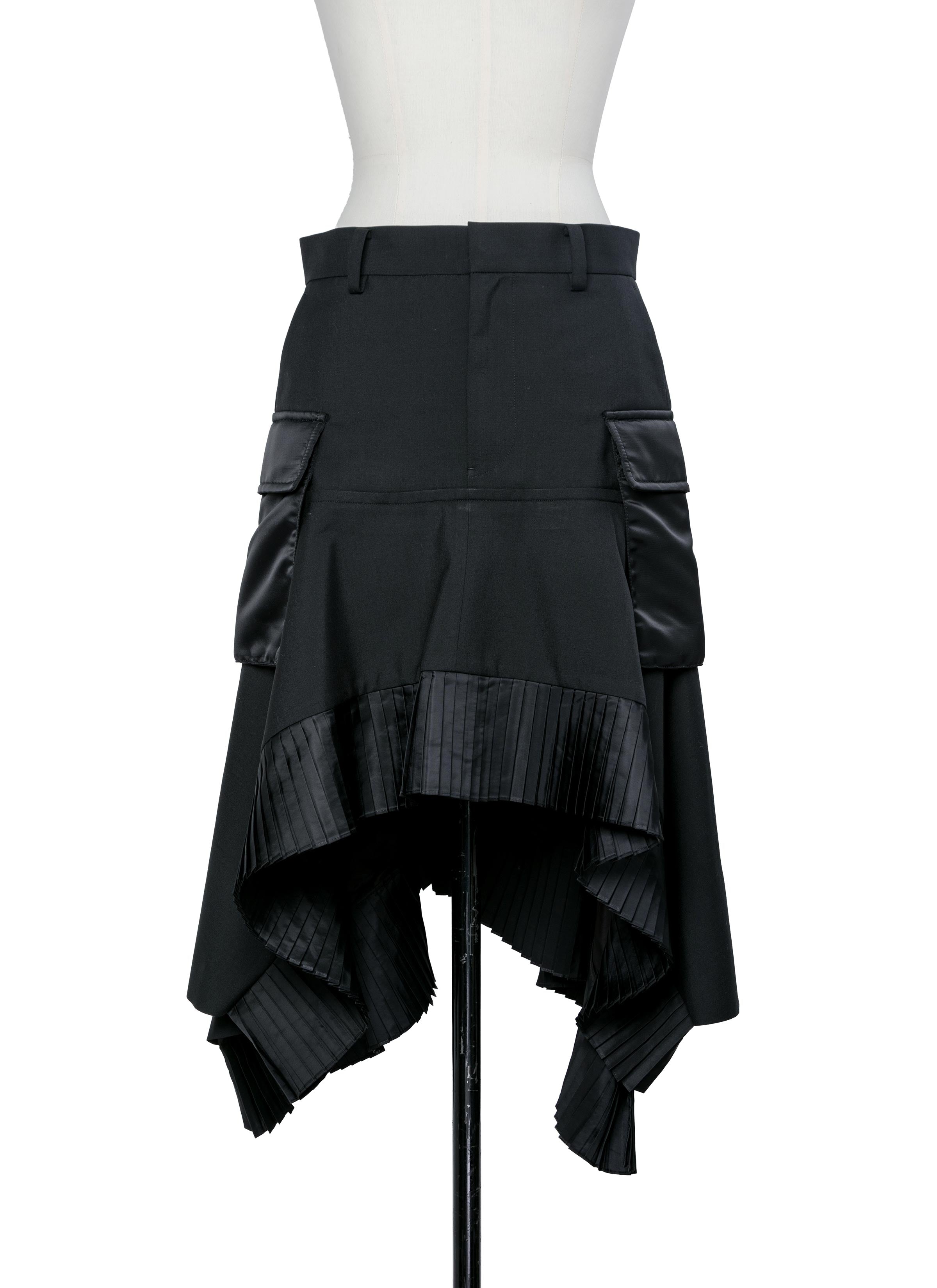 Suiting x Nylon Twill Skirt | sacai Official Store サカイ オフィシャル