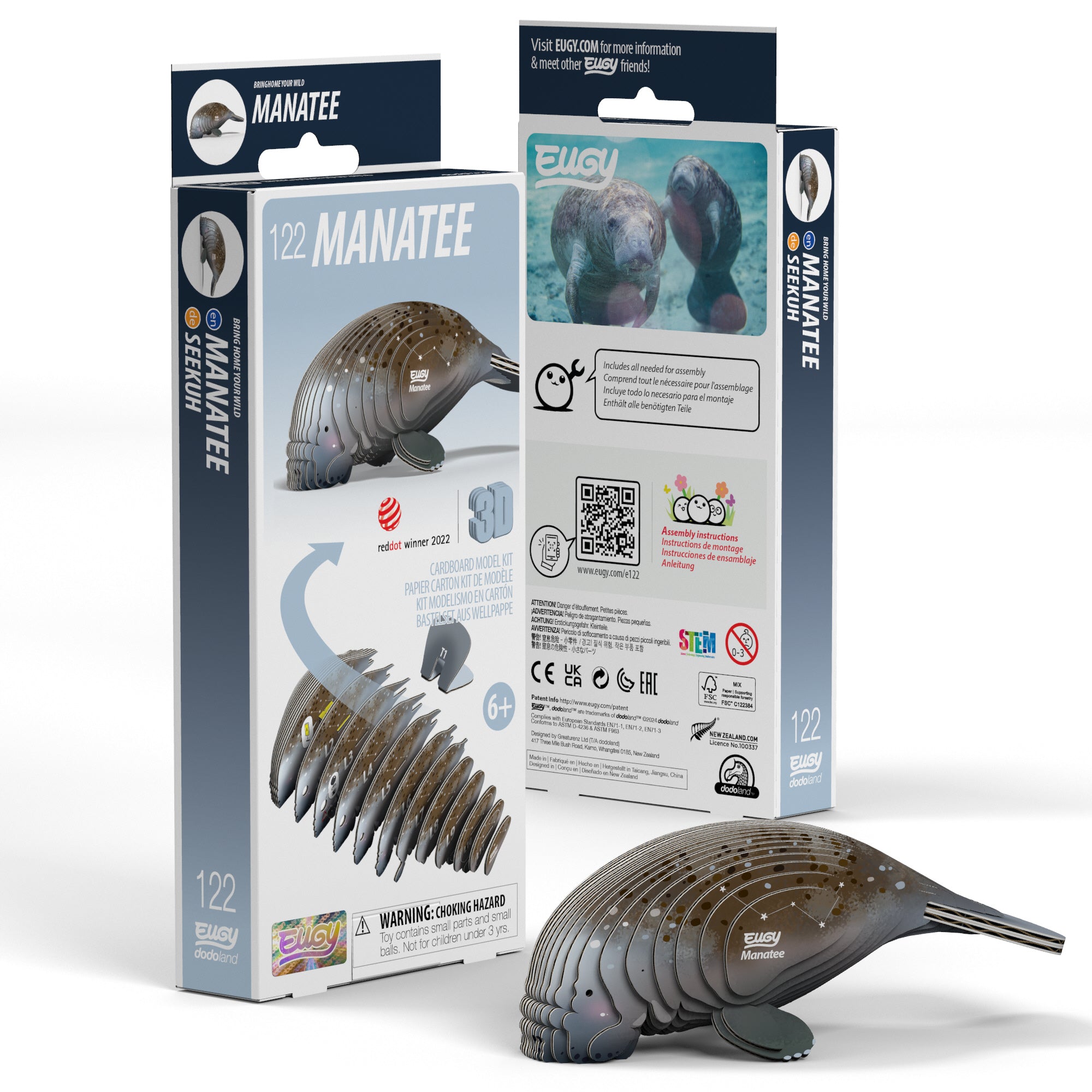 EUGY Manatee 3D Puzzle | Safari Ltd®