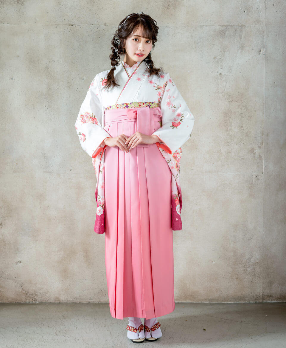 レンタル着物P00076×袴PIB033 | 京都さがの館