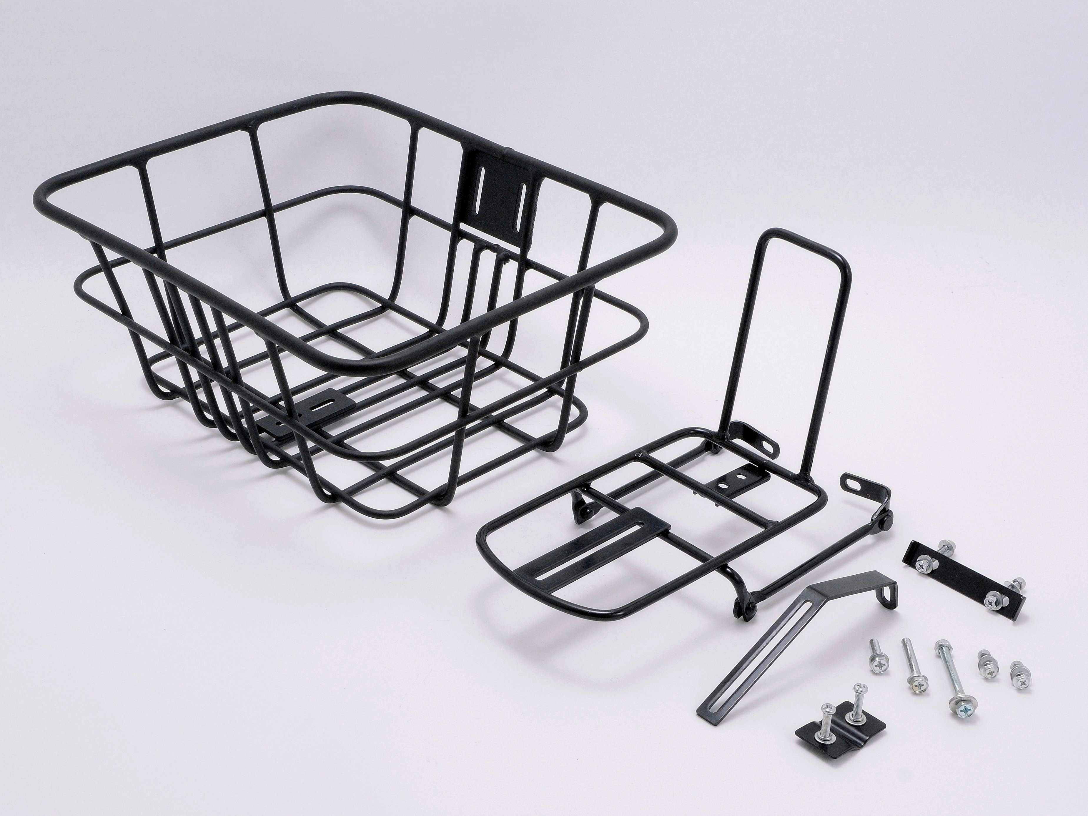 アルミバスケット フロントキャリヤ付き ｜パーツ・用品・自転車商品