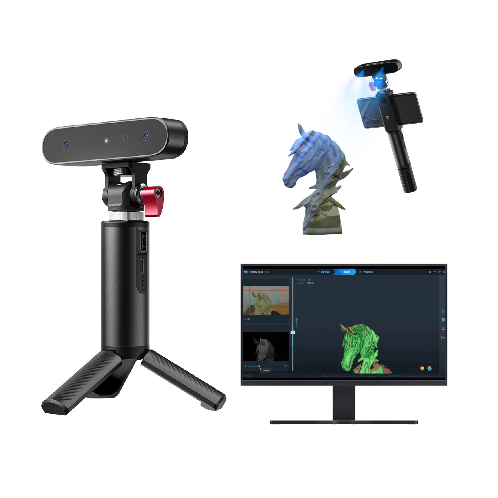Creality CR-Scan Ferret & Ferret Pro 3D Scanner for 3D Printing
