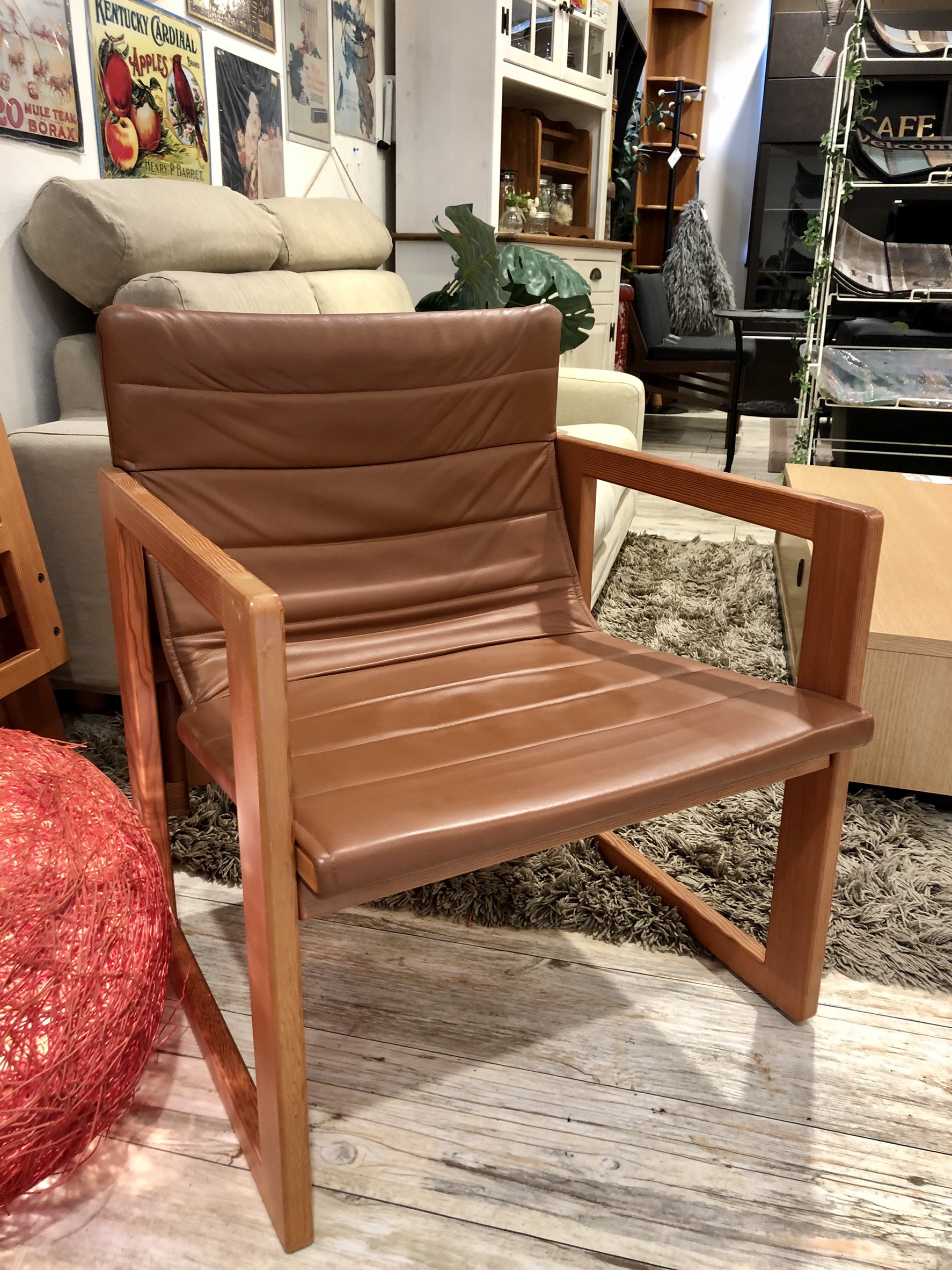 たためる椅子（レザー） 吉村順三・中村好文・丸谷芳正 デザイン 国産