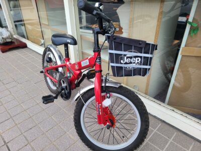 Jeep / ジープ 16インチ 子供用自転車 キッズバイク レッド JE-16G