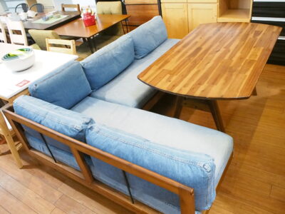 中古品】 unico/SWELLA（スウェラ） ソファダイニングセット 買取しま