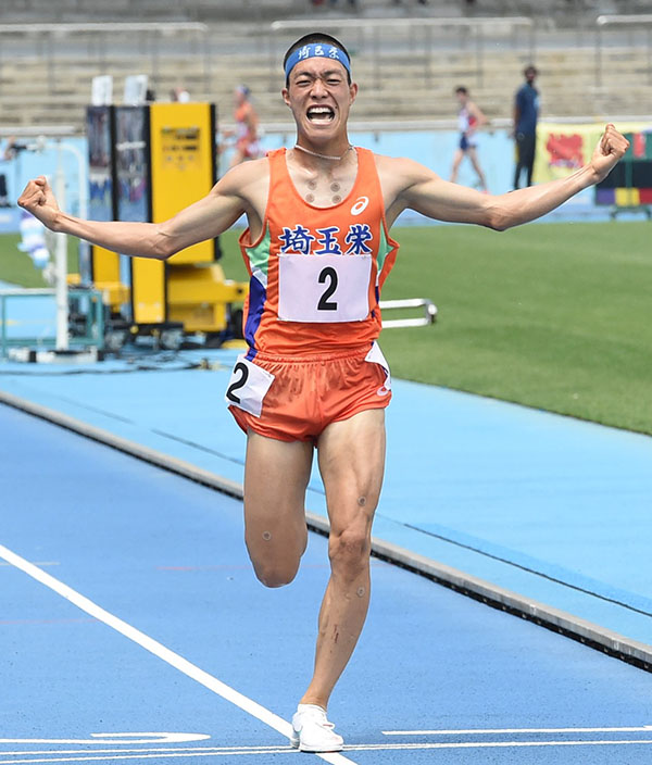 高校陸上＞12種目の決勝、埼玉県勢が6種目でV 男子3000SC、山崎が大会