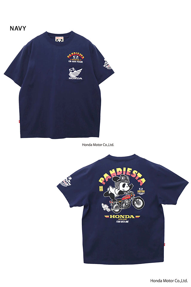 HONDA×PANDIESTA CB400Four TrickRide半袖Tシャツ PANDIESTA JAPAN 554502